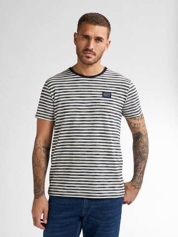 Petrol Industries Majica 'Oceanbreezeview' | modra barva: sprednja stran