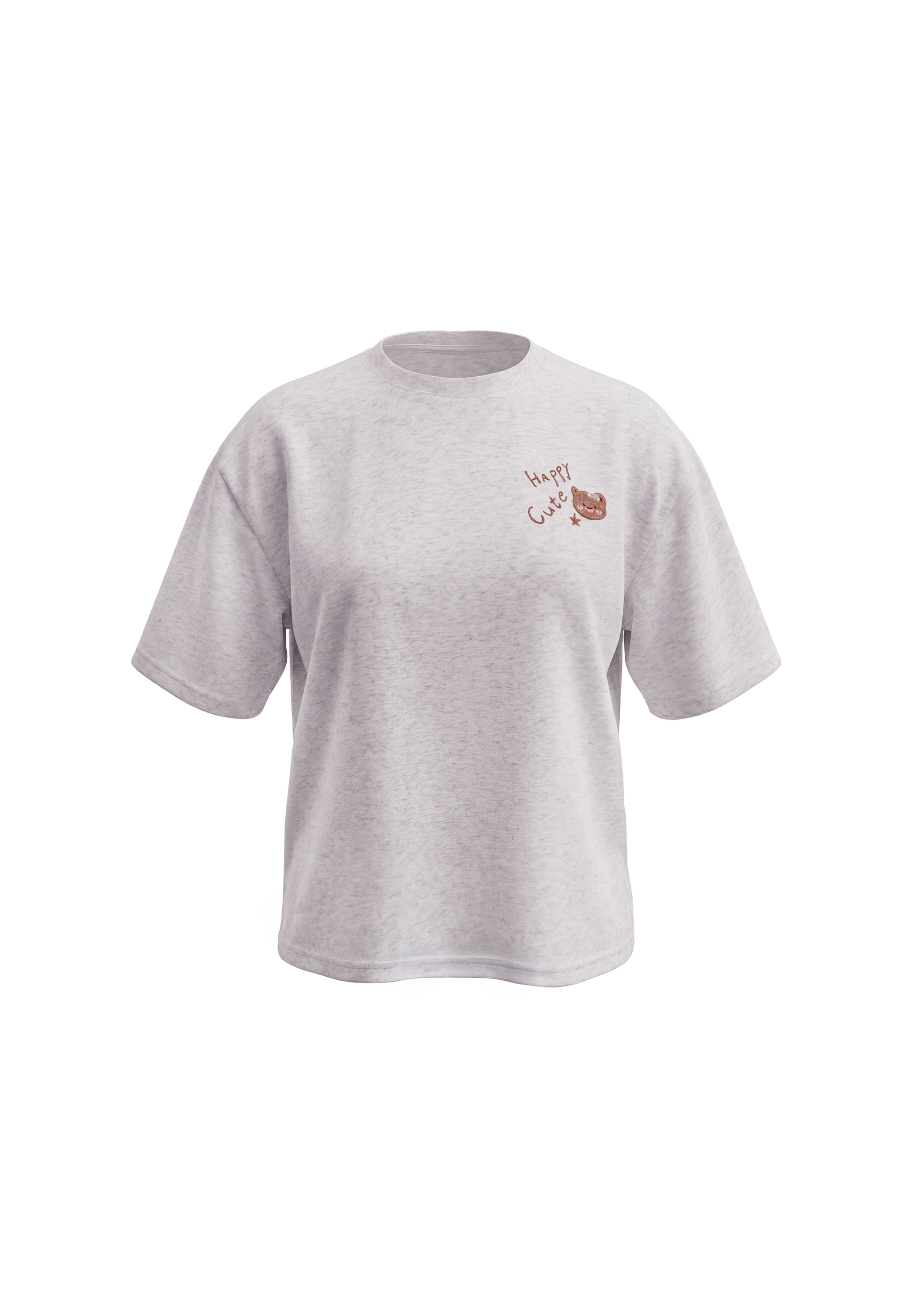 MYMO - Camiseta 'Pop' en gris: frente