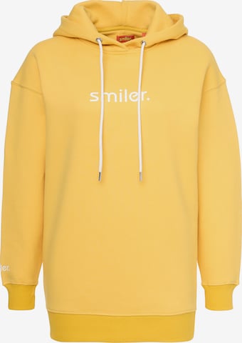 smiler. Sweatshirt 'Sunny' in Yellow: front