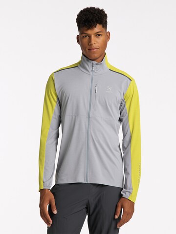 Haglöfs Athletic Fleece Jacket 'L.I.M Strive' in Grey: front