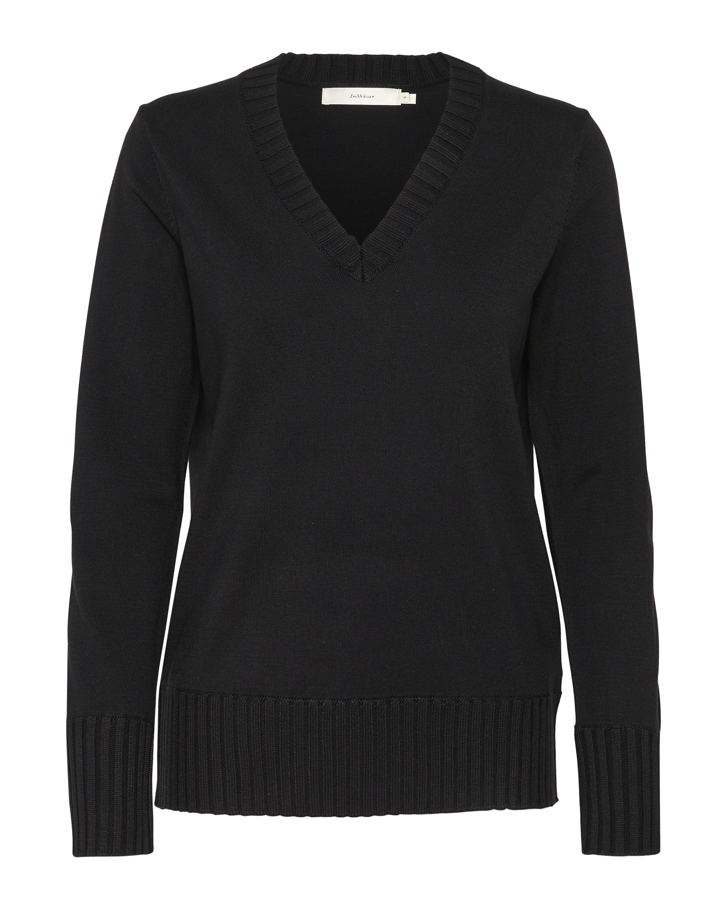 InWear Pullover 'Zaulo' in Schwarz: Vorderseite