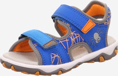 kék / szürke / narancs SUPERFIT Nyitott cipők 'MIKE 3.0', Termék nézet
