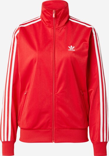 ADIDAS ORIGINALS Sweat jacket 'Classics Firebird' in Red / White, Item view