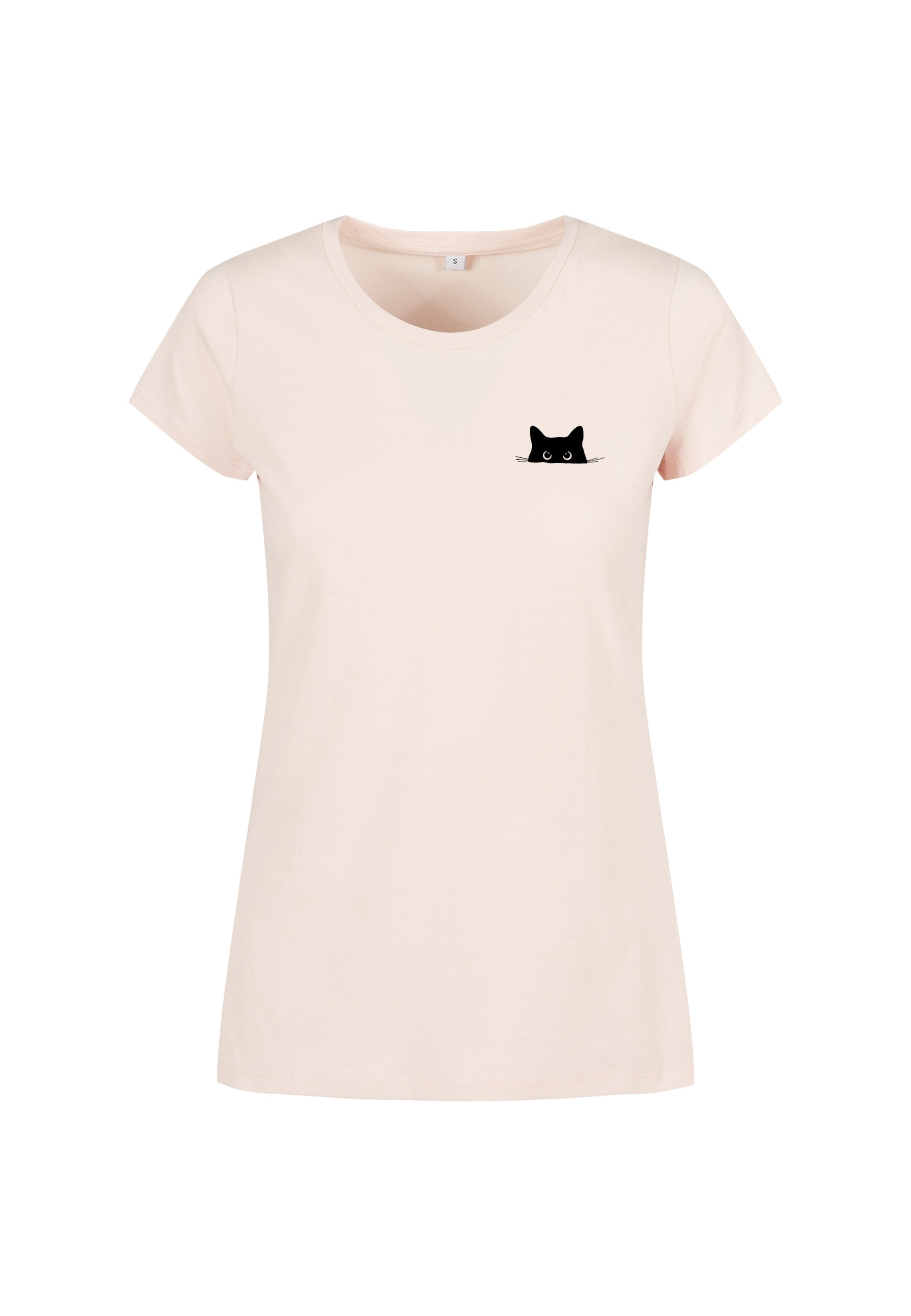 Urban Classics Shirt 'Cat' in Roze: voorkant