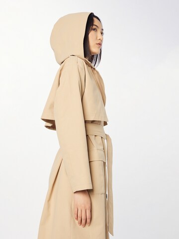 Nasty Gal Between-seasons coat in Brown