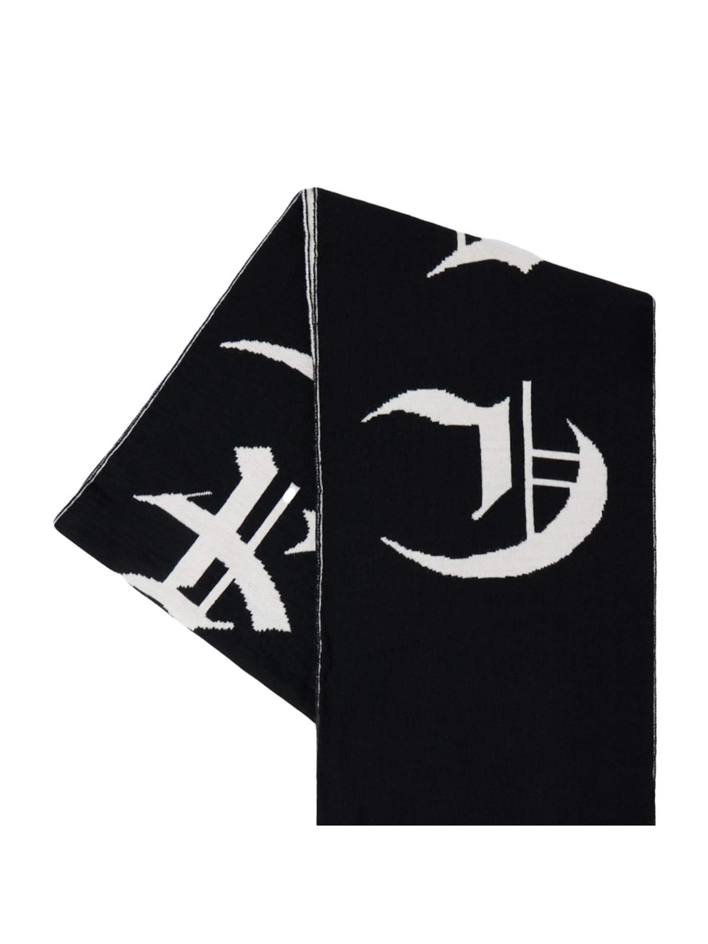 EDWIN Szalik 'Graphic Scarf Black' w kolorze czarny