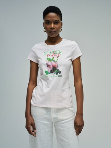 Salsa Jeans T-shirts in Pink: Vorderseite