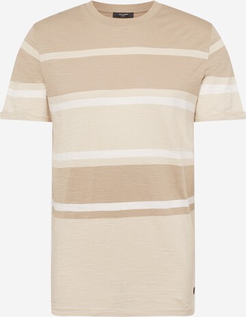 T-Shirt JACK & JONES en beige : devant