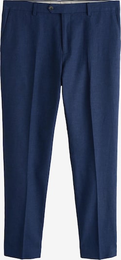 Next Pantalon à plis en bleu marine, Vue avec produit