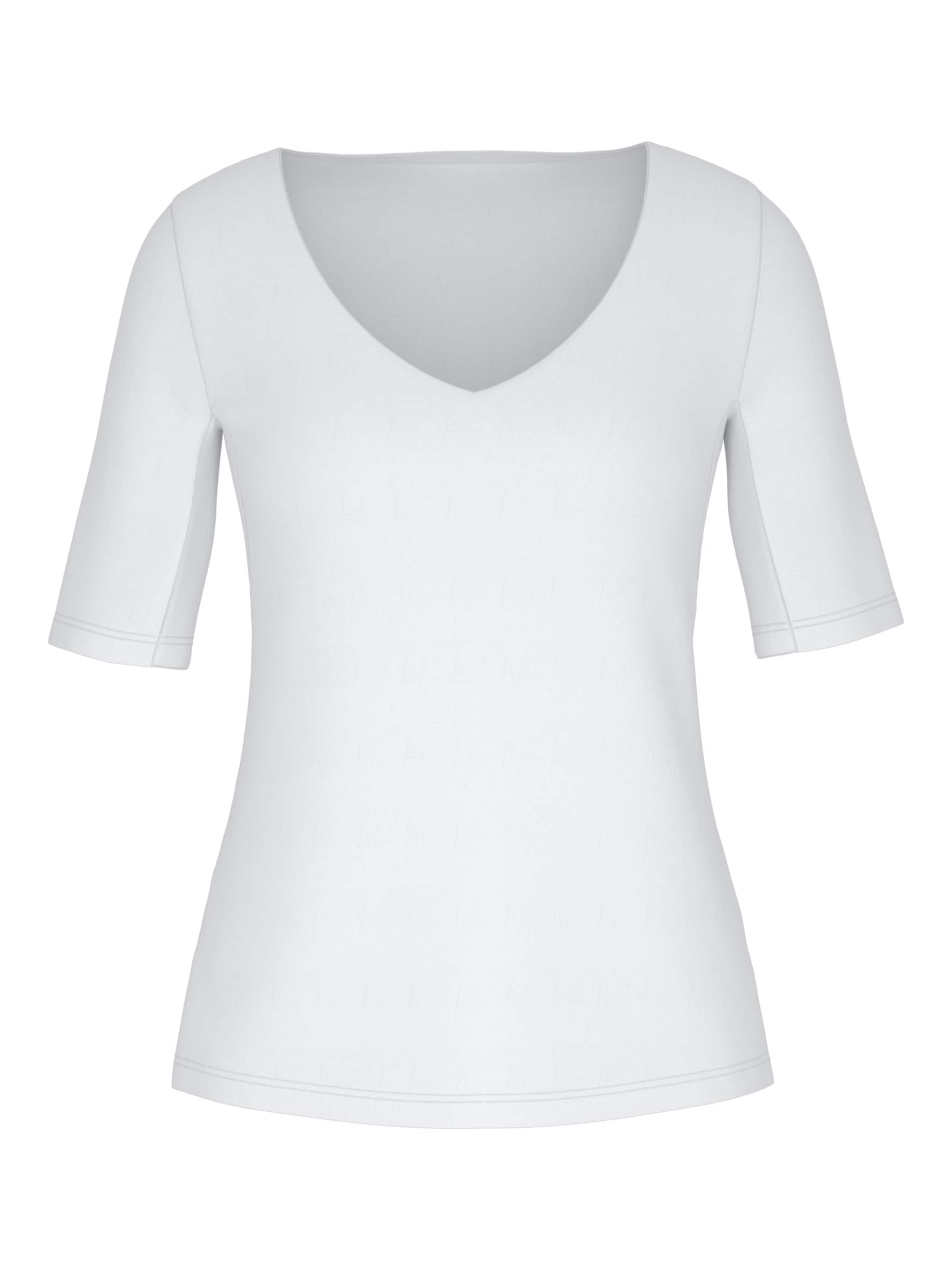 T-shirt Mey en blanc : devant