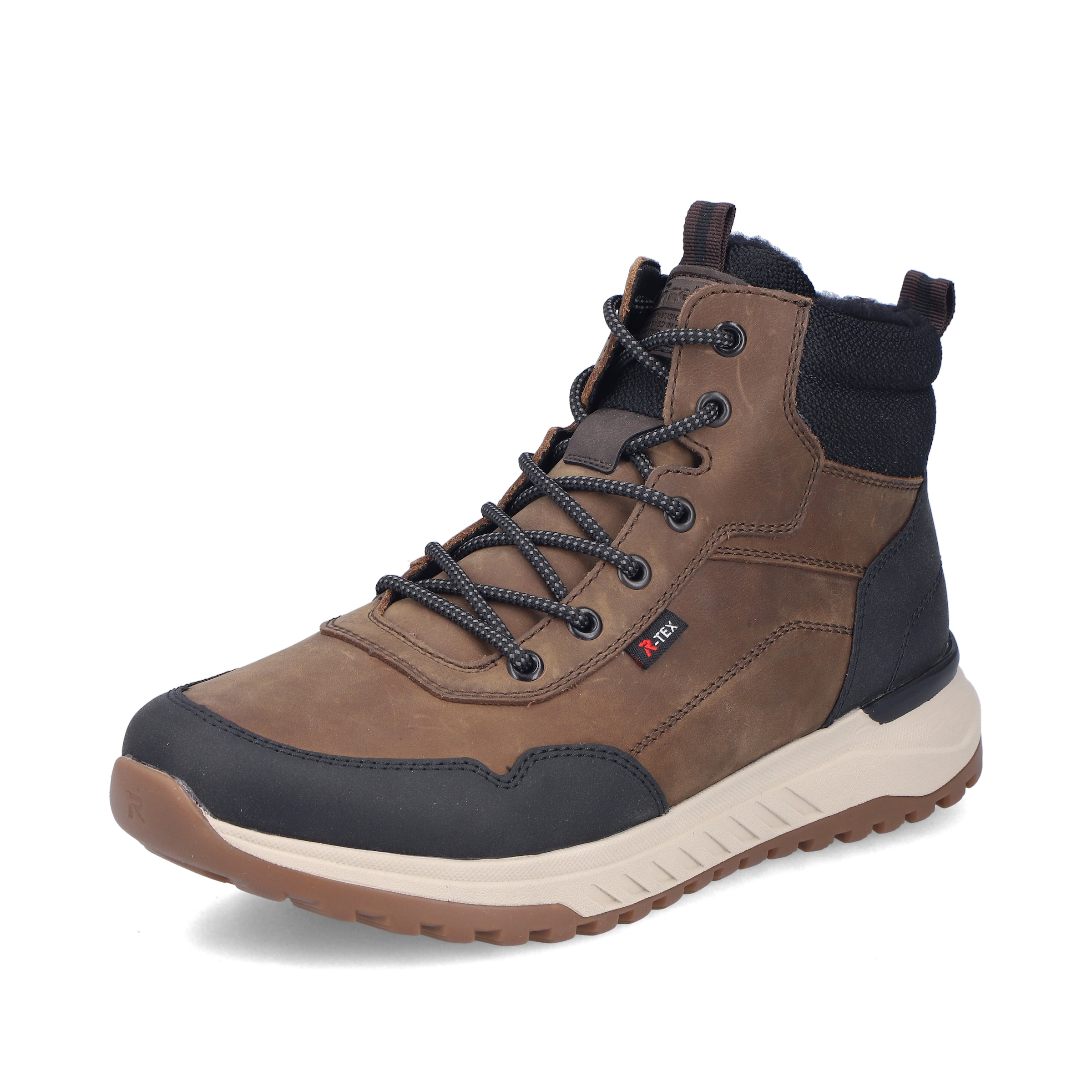 Chaussure à lacets 'U0110' Rieker en marron : devant
