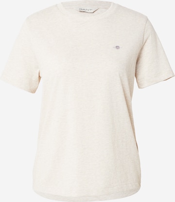 GANT Shirt in Beige: voorkant
