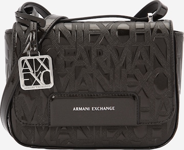 ARMANI EXCHANGETorba preko ramena 'LIZ' - crna boja: prednji dio