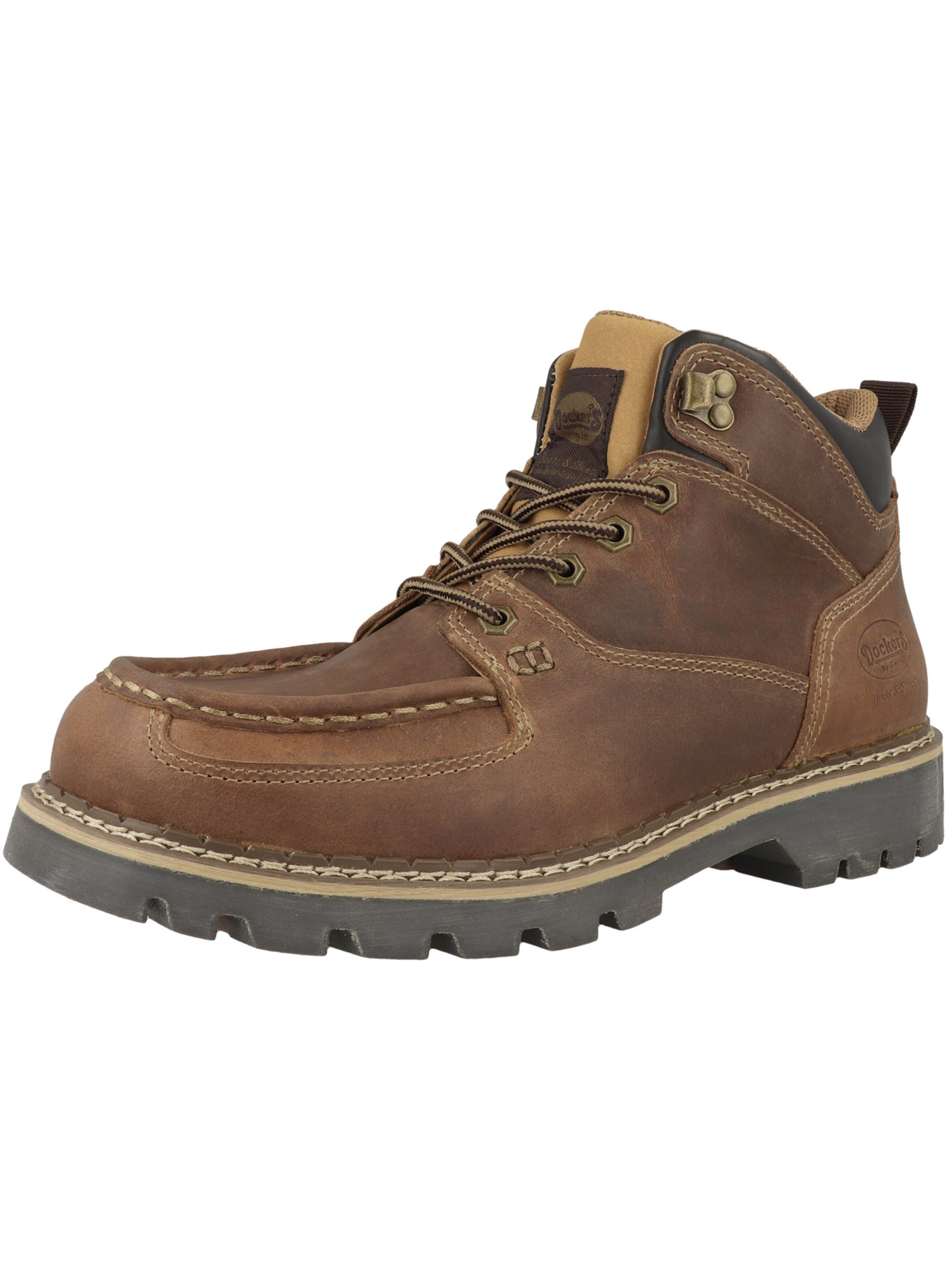 Dockers by Gerli - Botas com atacadores em castanho: frente