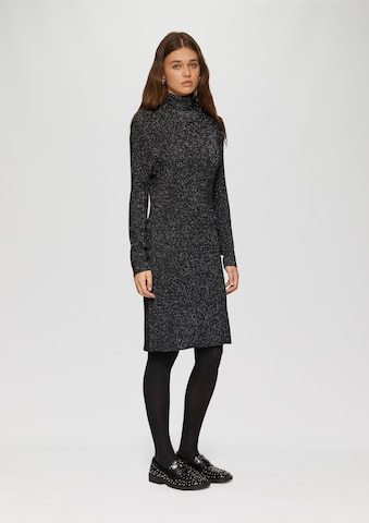 QS Kleid in Schwarz: Vorderseite