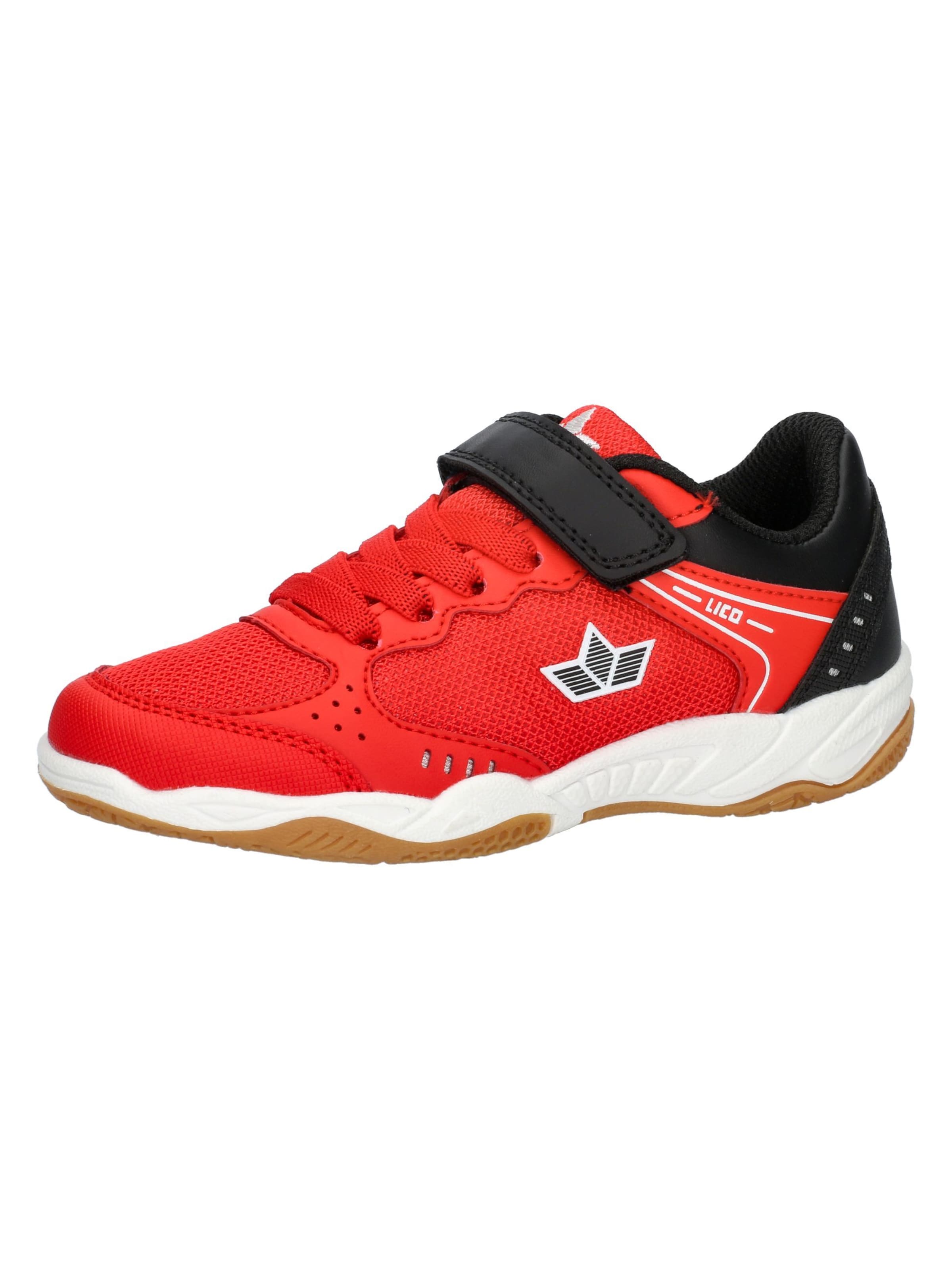 LICO Athletic Shoes 'Speed Indoor VS' in Red: front