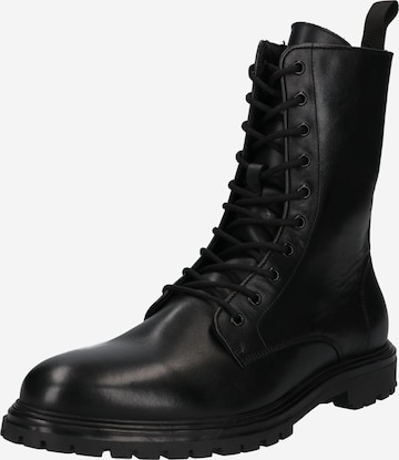 ABOUT YOU Lace-up boot 'Caspar' in Black: front