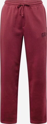 Pantalon 'HERITAGE' GAP en rouge : devant