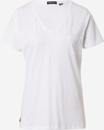 T-shirt Superdry en blanc : devant