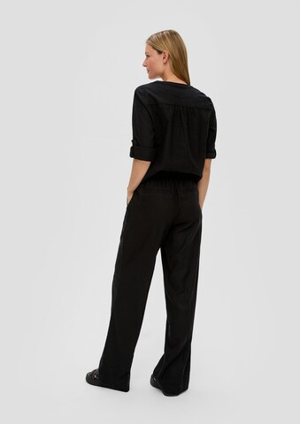 Wide Leg Pantalon s.Oliver en noir