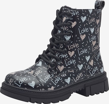 Bottes s.Oliver en noir : devant