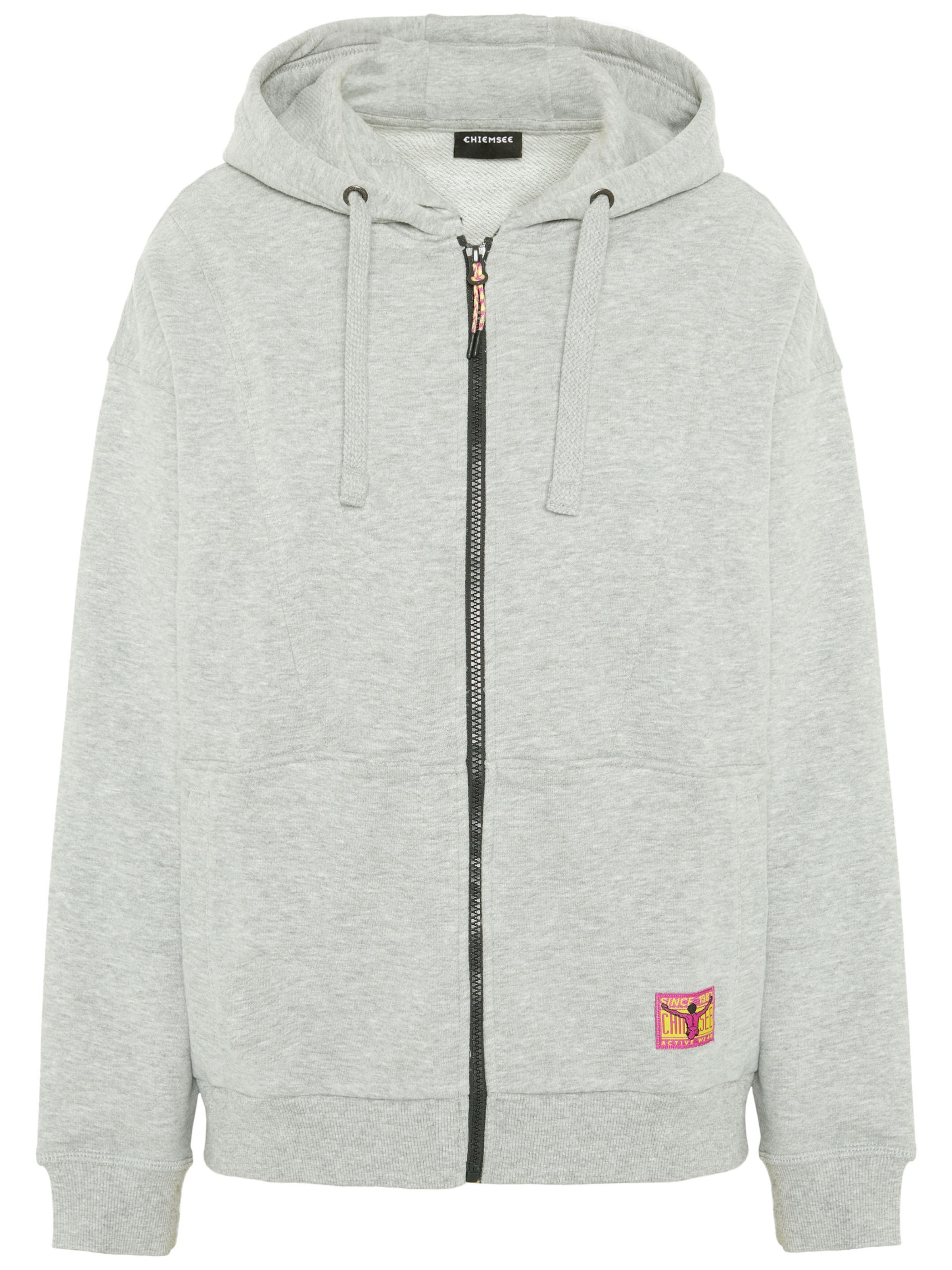 CHIEMSEE Zip-Up Hoodie ' aus weichem French Terry ' in Light grey, Item view