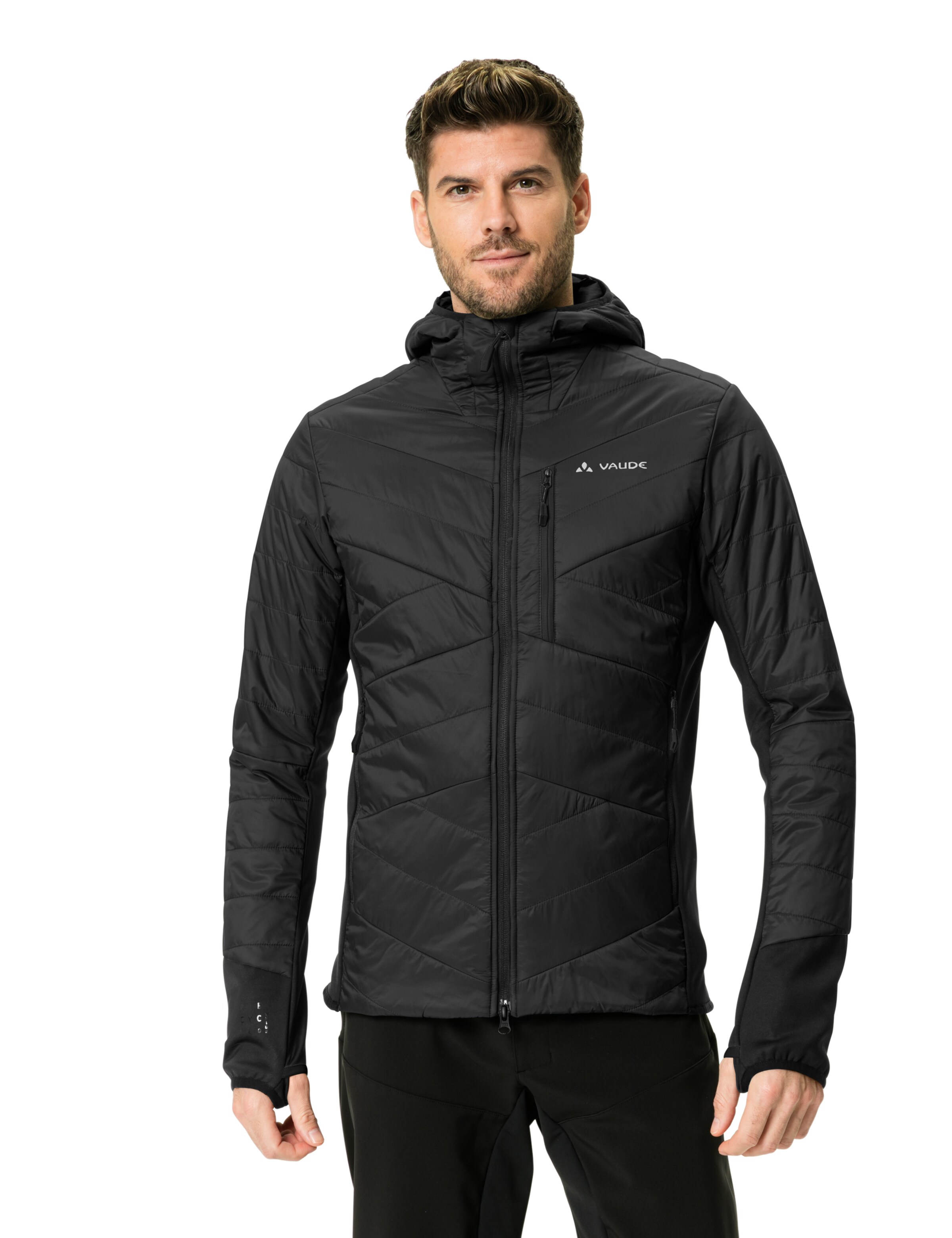 VAUDE Outdoor jacket 'Sesvenna' in Black: front