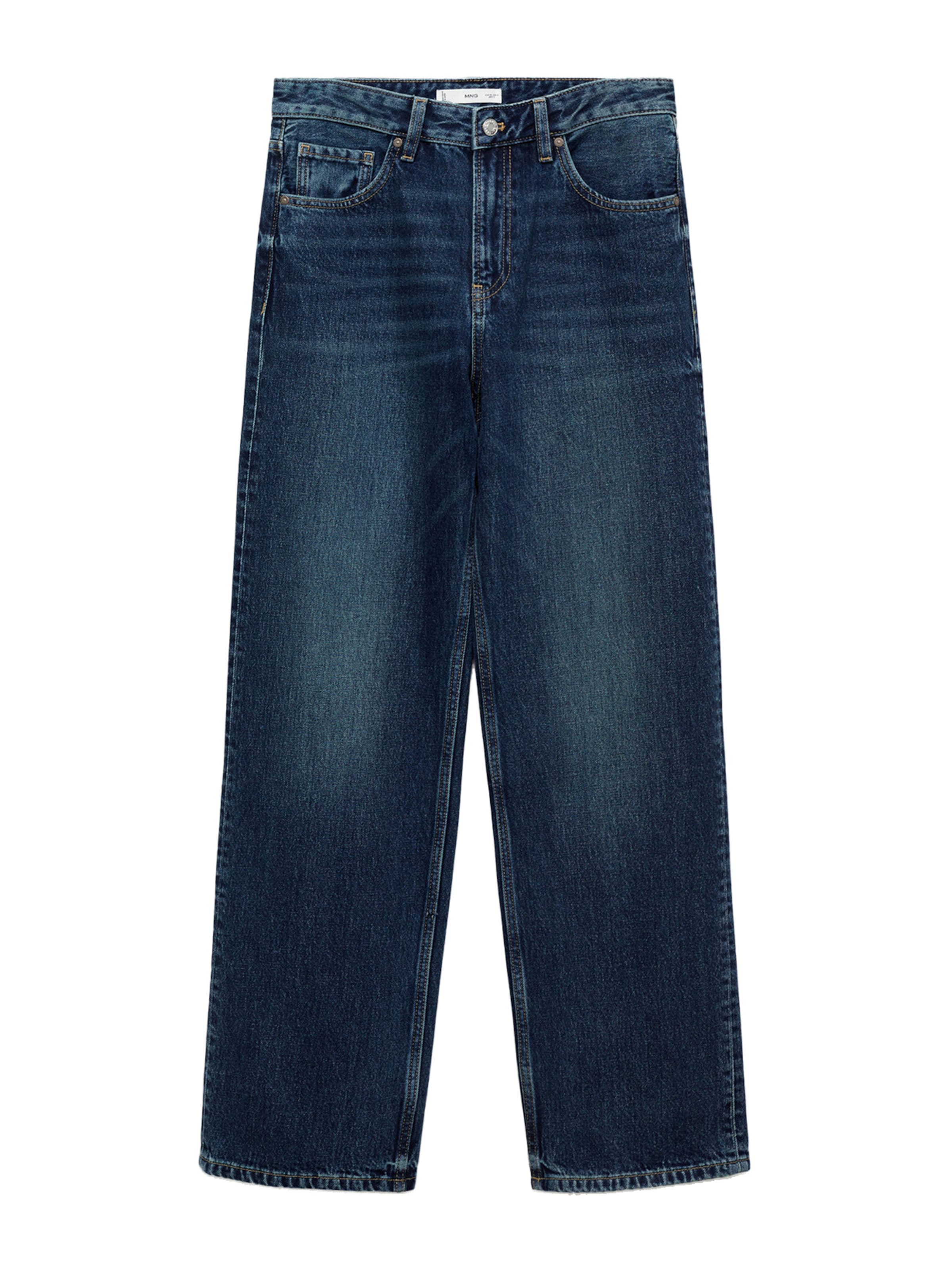 MANGO Štandardný strih Džínsy 'MIAMI' - Modrá: predná strana