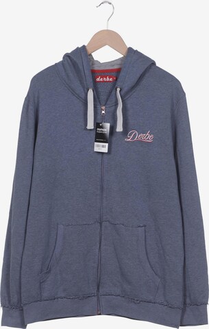 Derbe Sweatshirt & Zip-Up Hoodie in XL in Blue: front