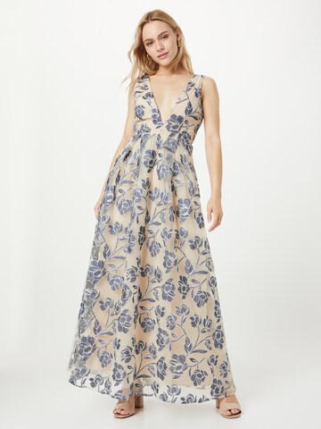 True Decadence Evening Dress in Blue: front