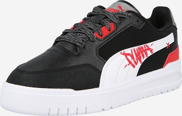 juoda PUMA Sportbačiai 'Shuffle Downtown Lo Mid 90': priekis