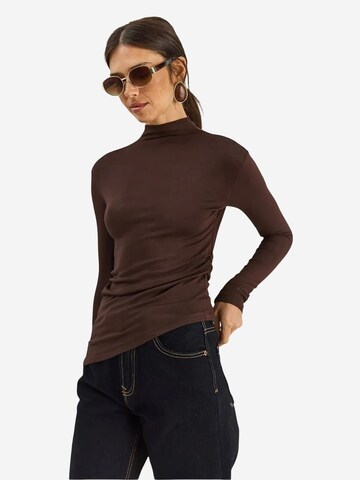 Camicia da donna di Bianco Lucci in marrone