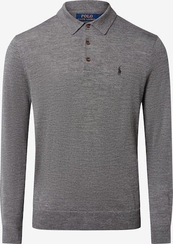 Pull-over Polo Ralph Lauren en gris : devant