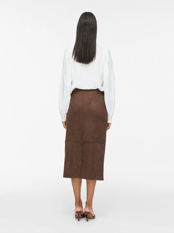 VILA Skirt 'VINANCY' in Brown