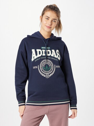 ADIDAS ORIGINALS Sweatshirt 'Anniversary' in Blue: front