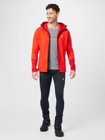 PEAK PERFORMANCE Куртка в спортивном стиле в Красный