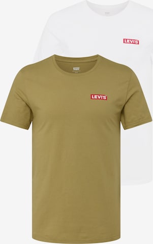 T-Shirt 'Crewneck Graphic' LEVI'S ® en vert : devant