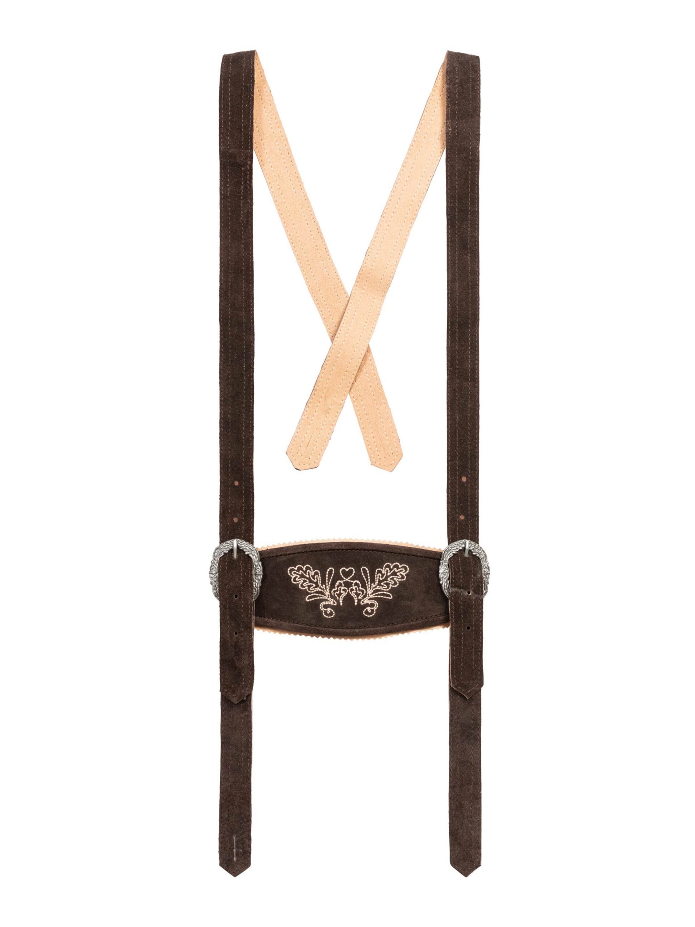 Alessandro Salvarini Regular Trachtenhose in Braun