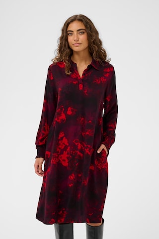 Robe-chemise 'Elsie Elitha' CULTURE en rouge : devant