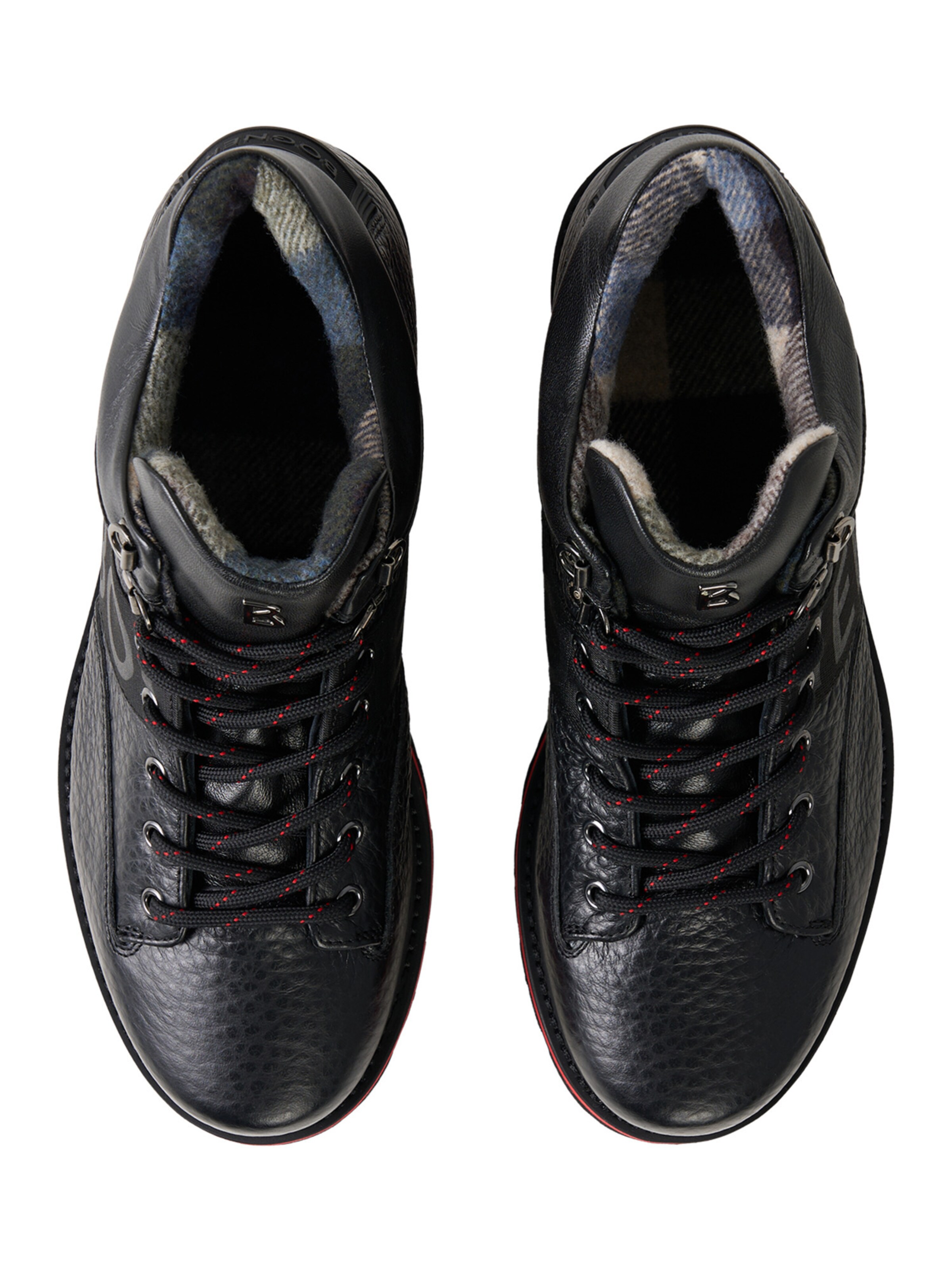 BOGNER Lace-Up Boots in Black