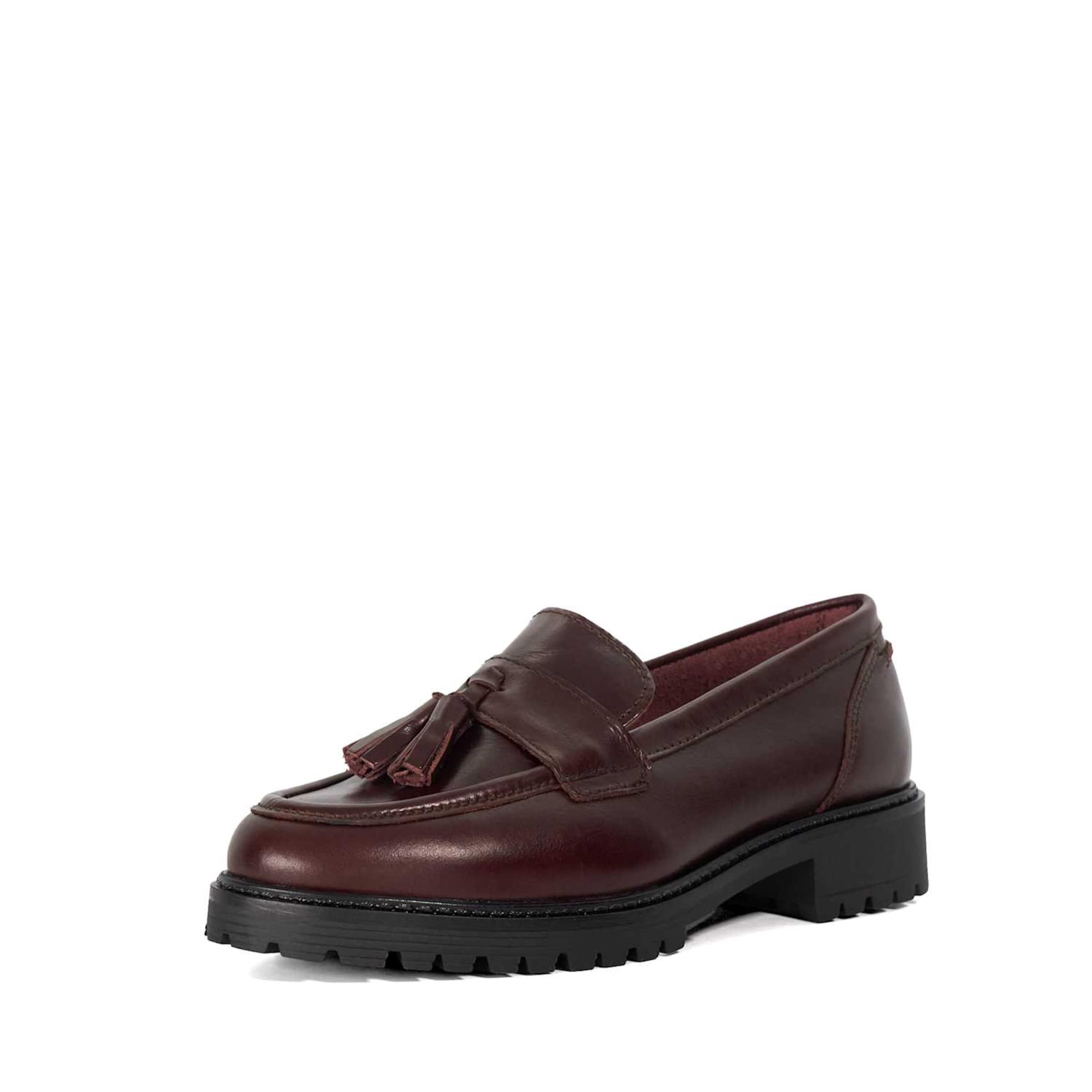Dune LONDON Slipper 'Gracelyn' in Rot: Vorderseite
