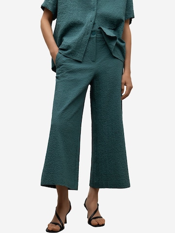 Adolfo Dominguez Zvonové kalhoty Kalhoty – zelená: přední strana