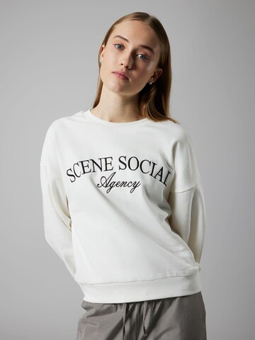 Sweat-shirt NAME IT en blanc : devant