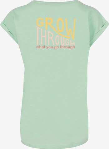 T-shirt 'Spring - Grow through 1' Merchcode en vert
