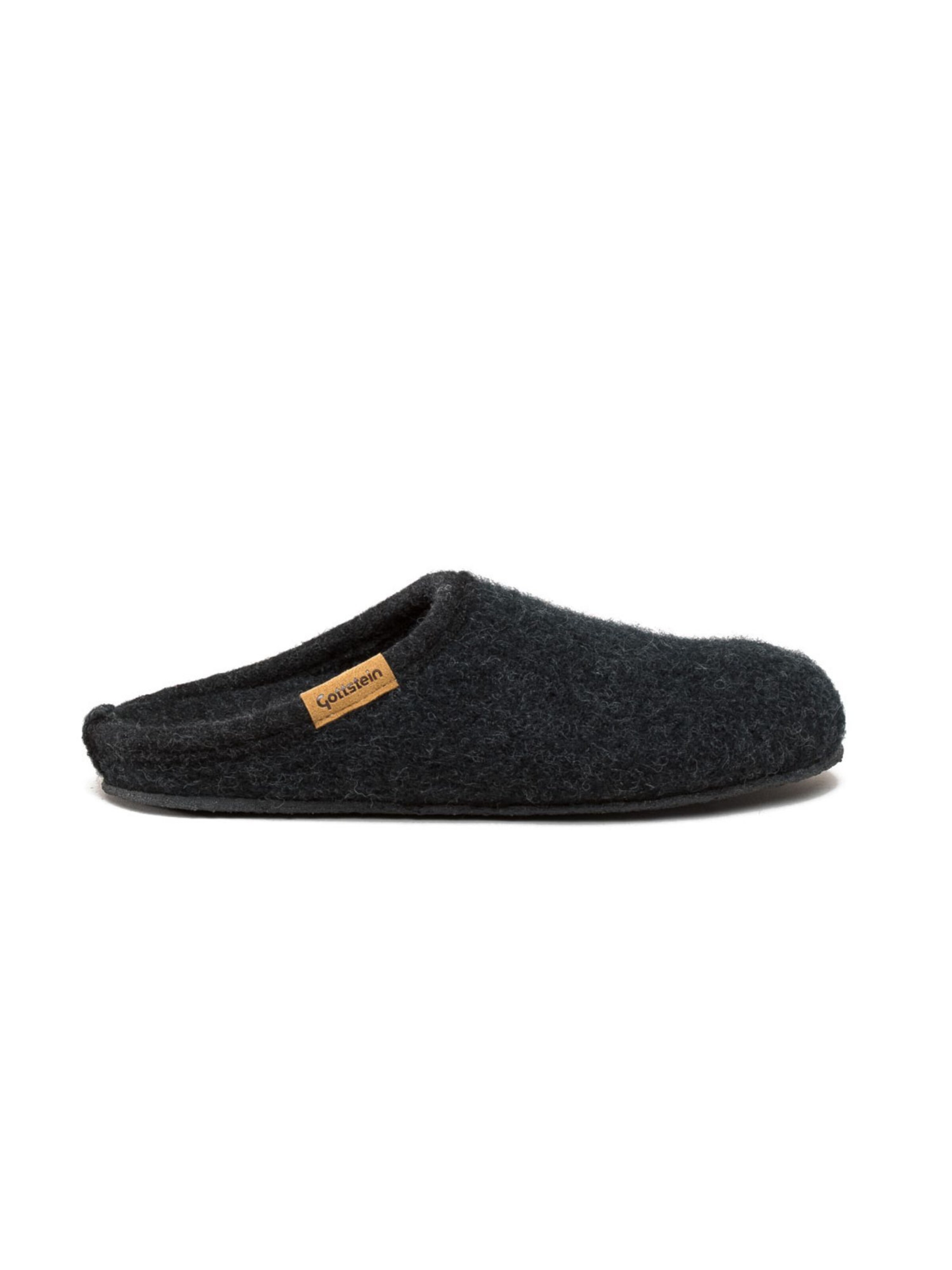 Gottstein Hausschuh 'Walkpantoffel ALP- COMFORT-FE'‌‌‌‌‌‌ in Schwarz