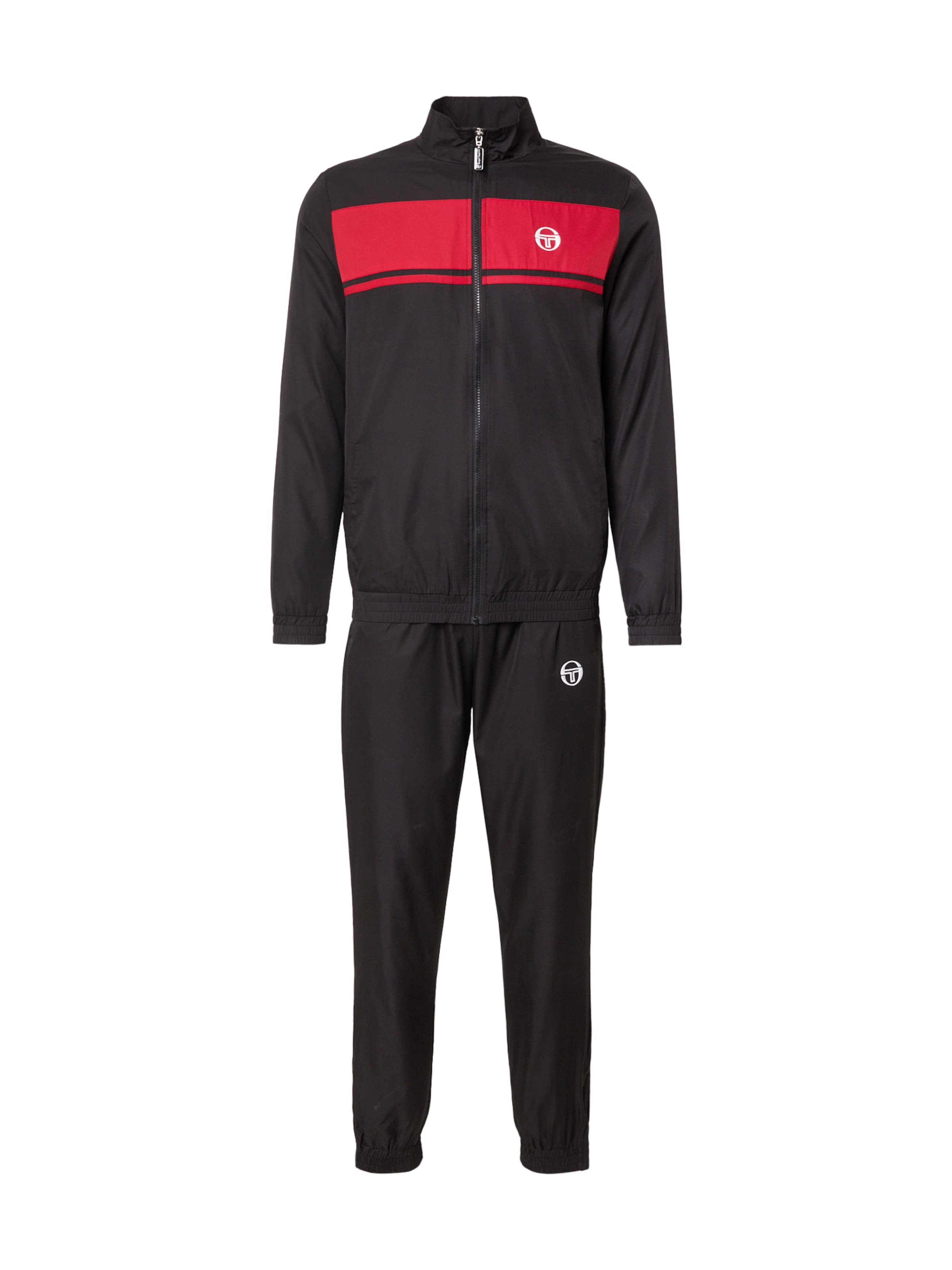 Tuta da jogging di Sergio Tacchini in nero: frontale