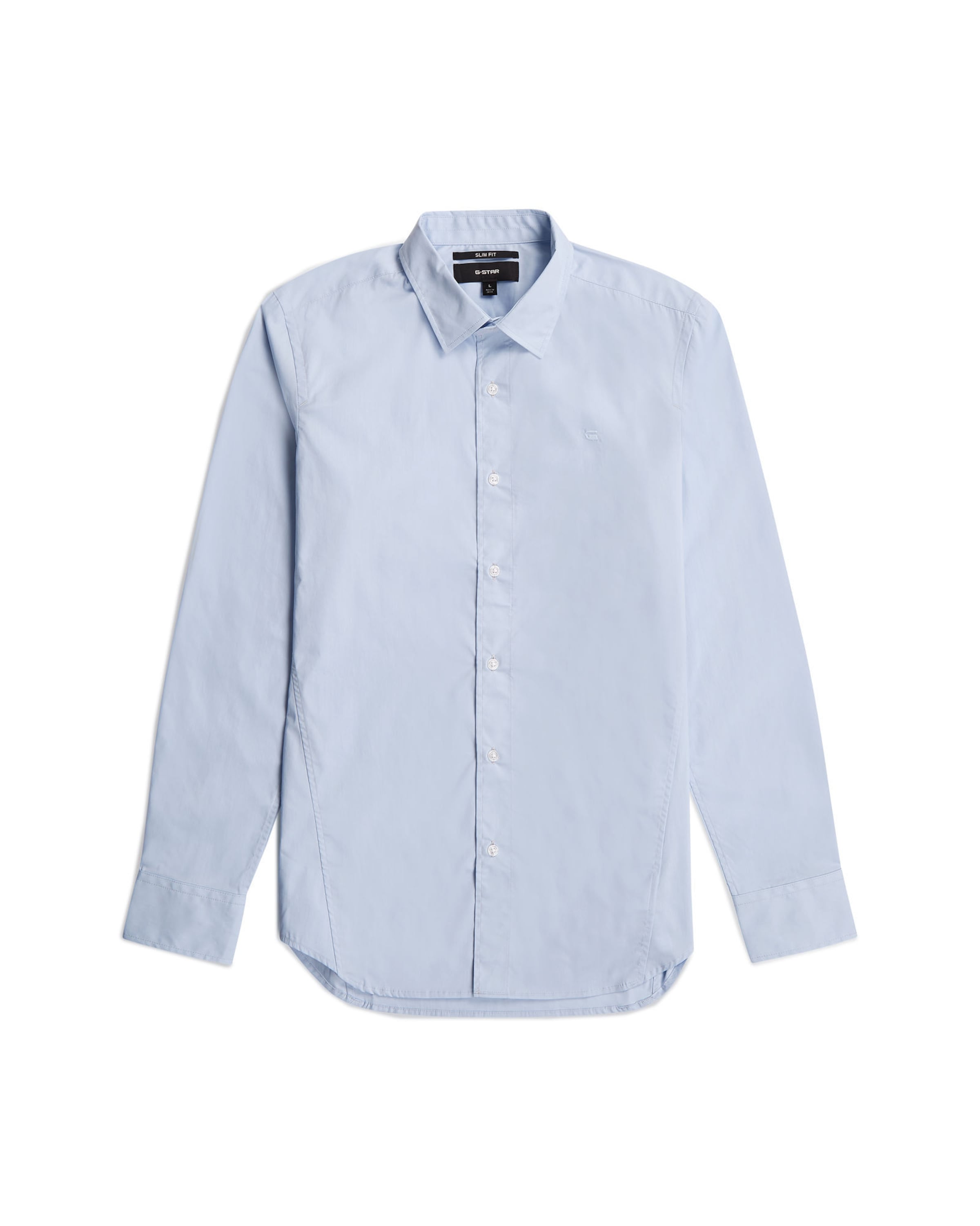 G-STAR Zakelijk overhemd 'Uniform Slim Shirt' in Blauw: voorkant
