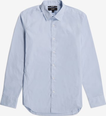 G-STAR Zakelijk overhemd 'Uniform Slim Shirt' in Blauw: voorkant