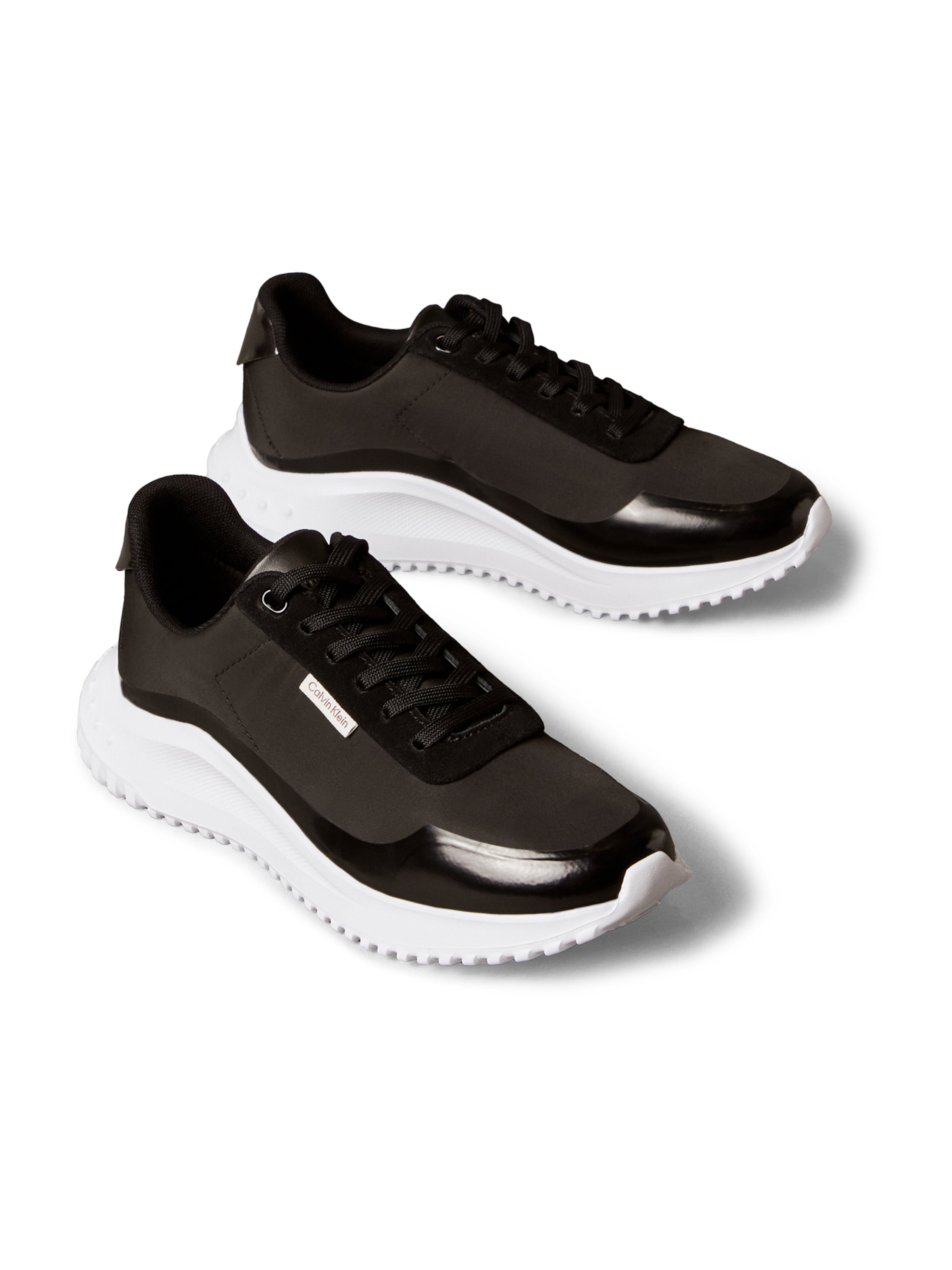 Calvin Klein Platform trainers in Black
