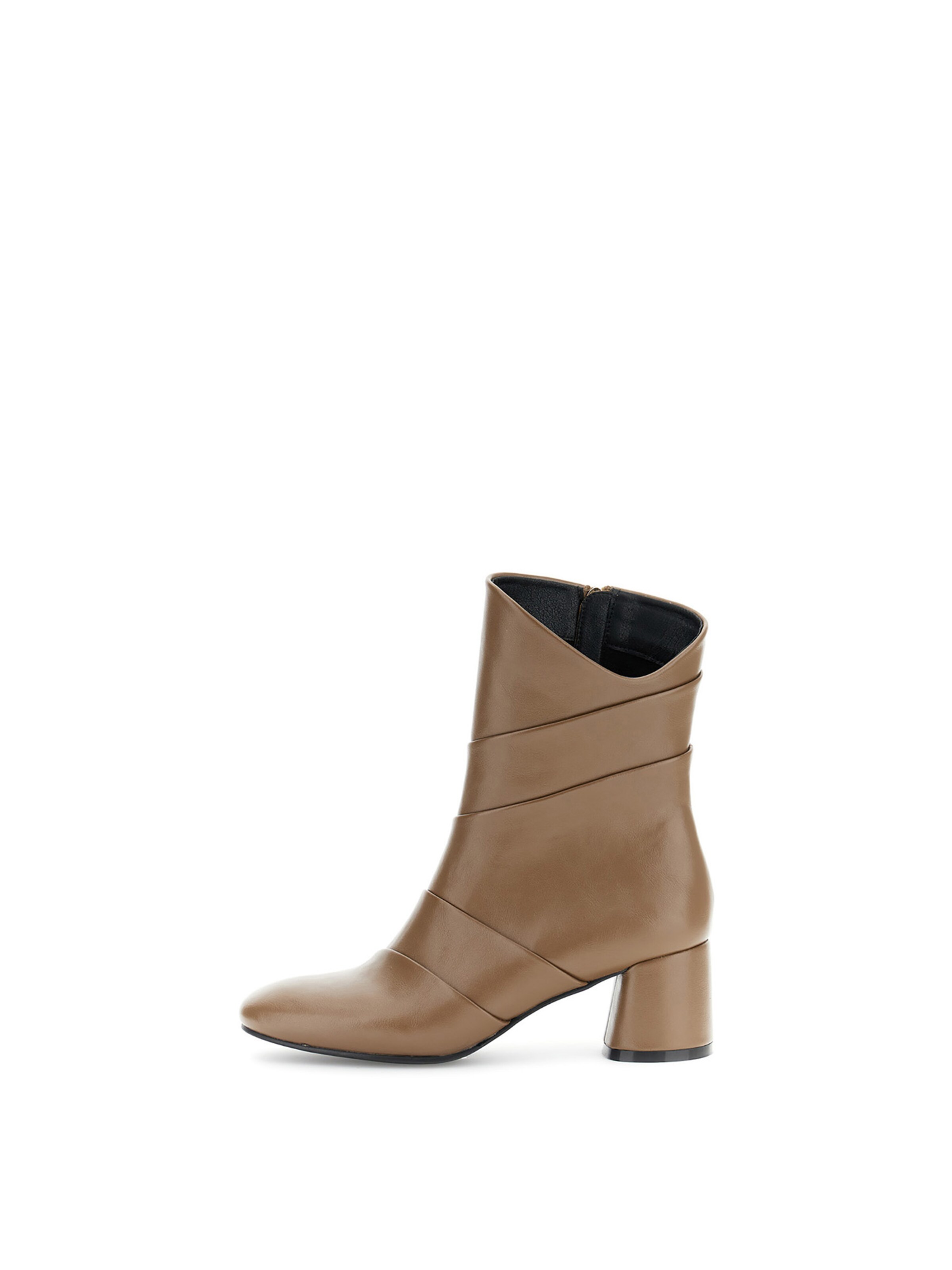 CAFè NOIR Enkellaarsjes in Bruin: voorkant